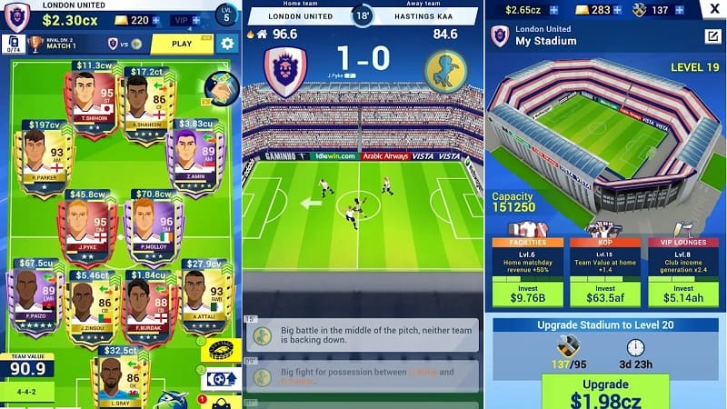 Idle Eleven APK + MOD [Sınırsız Para] İndir