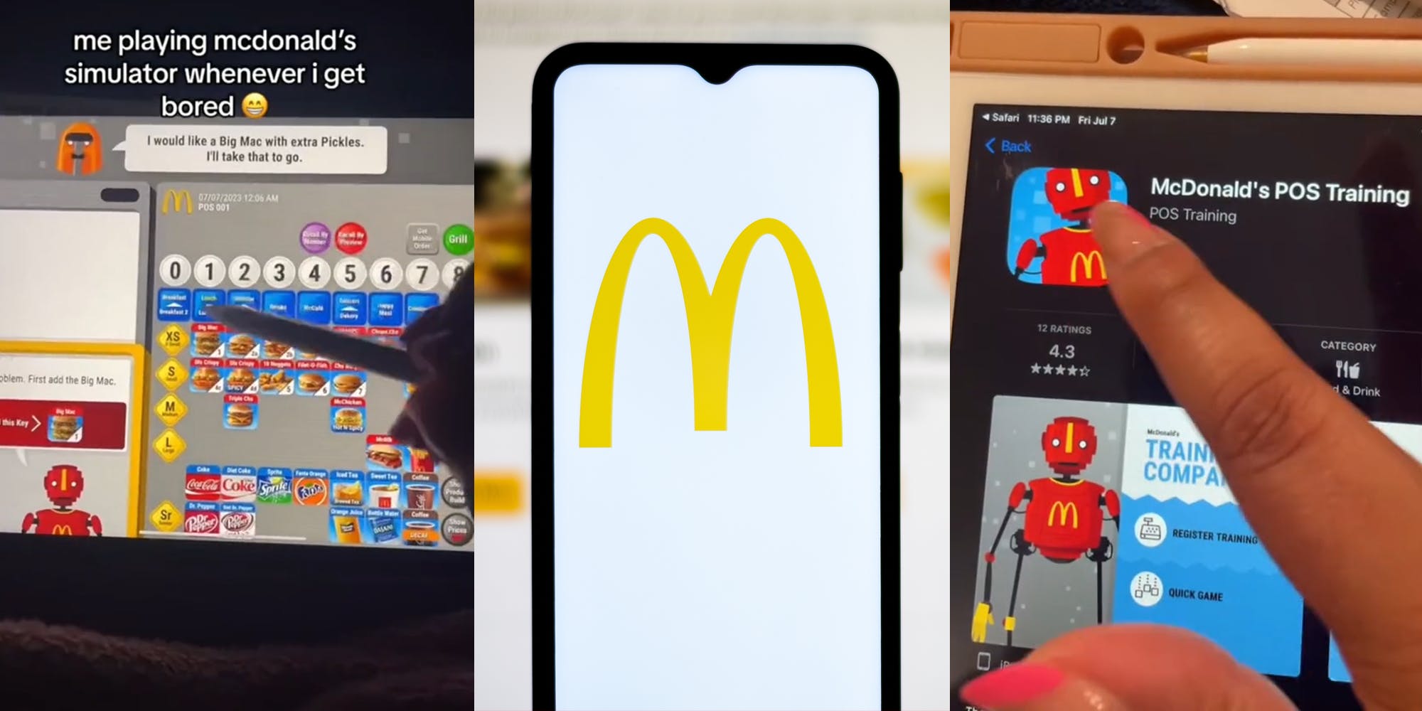 McDonalds Pos Training Game